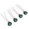 4Pcs H11 H8 H9 Headlight Socket Wiring Harness DC12 To 24V Headlight Plug Adapter Connector Wire