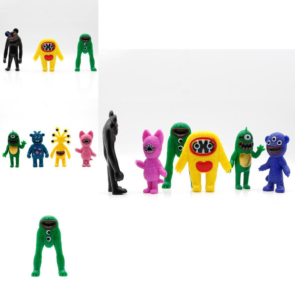 Фигурка из ПВХ Модель Улыбающийся Монстр Долина Радости Динозавр Ужас Игра Украшение для Торта