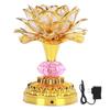Miniatures 7Color LED Colorful Buddhist Lamp US100-240VEnvironmental Protection Buddha Light Buddhist Appliances Home Decoration