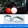 Для Toyota Noah VOXY 90 2024 2025 2026 Углеродное волокно Заднего вида Боковой двери Зеркала Крышка Отделка Защитный колпачок Аксессуары