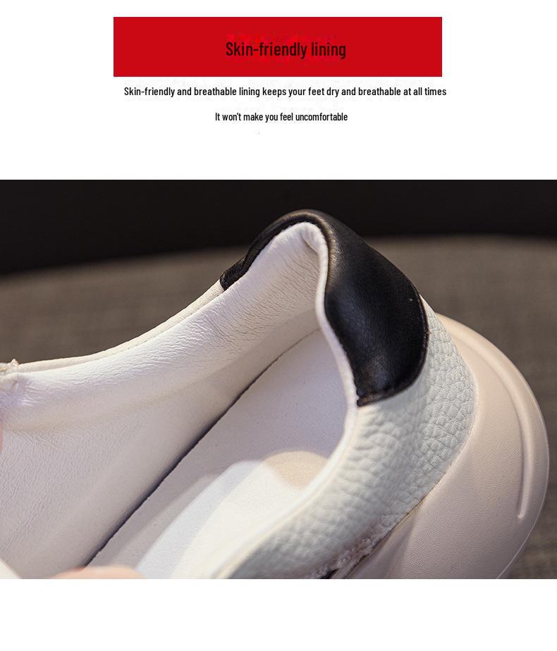 Летние новые ретро-кеды из кожи с мягкой подошвой 2025 года с увеличением высоты на 4 см