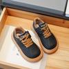 2024 Children Casual Board Shoes for Girls Boys Autumn New Fashion Korean Style Soft Bottom Anti-slippery Versatile Leather Shoe