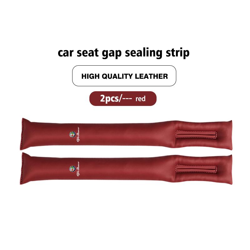 For Alfa Romeo Car Seat Gap Plug Seam Filling Anti-Leakage Seat Side Slot Strip Pads 159 Giulietta 156 147 Giulia Mito GT ert853