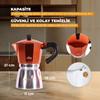 Any Morning Stovetop Espresso Aluminum Moka Pot, 240 ml - 8 oz