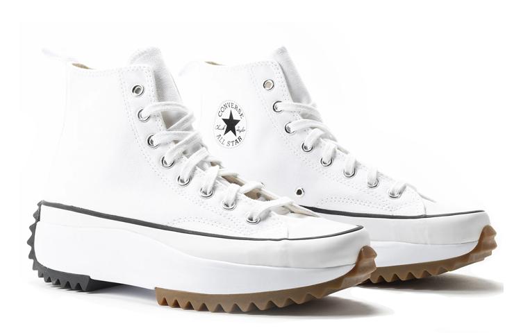 Converse Run Star Hike High 'Белый Черный Каучук' 166799C