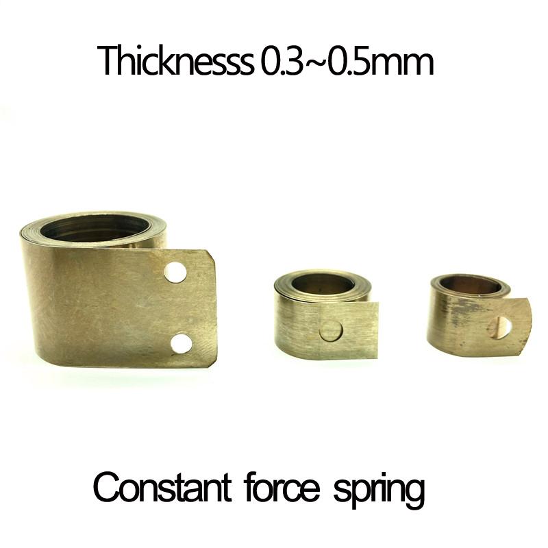 Spiral Power Spring Dishwasher Coil Accessory Winding Mechanism Stainless Steel Constant Force Spring Thickness 0.3~0.5mm