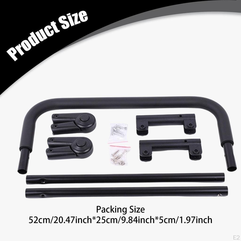 Adjustable Wagon Push Handle Camping Easy Install Lightweight Beach Cart Accessories