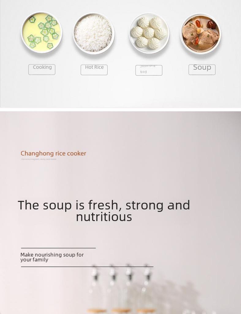 Zemkom Smart Mini Рисоварка (1-3 человека) с разделением риса и супа