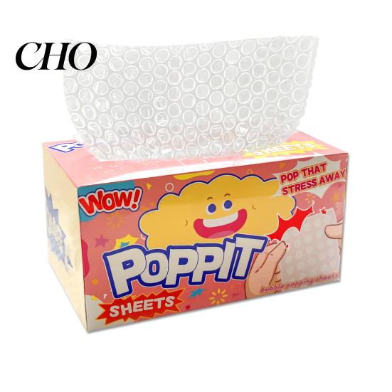 Love Heart Bubble Wrap Stress Relief Popping Sheet Burst Therapy Round Anti-anxiety Toy Fidget Sensory Christmas Birthday Gag Gifts