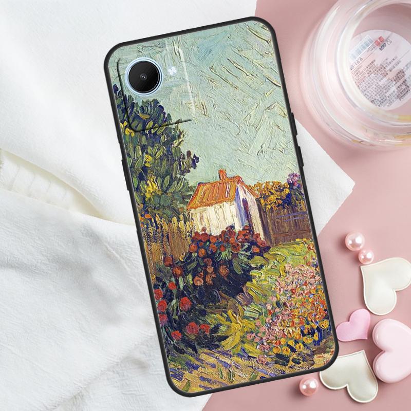 Масляная картина Ван Гога Для Realme 13 12 10 11 14 Pro Plus GT 6T 6 5 GT7 Pro C55 C51 C21Y C25S C75 C61 C53 C67 Чехол