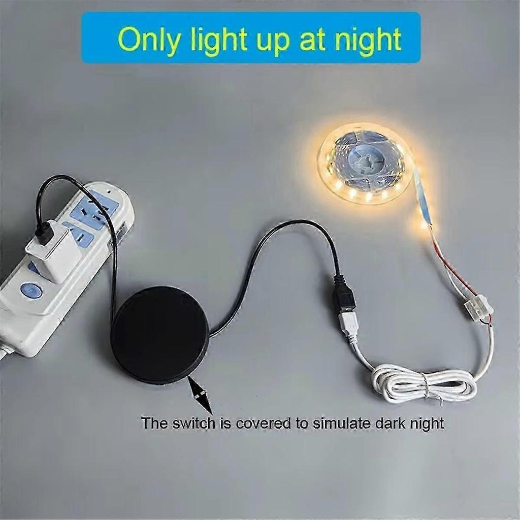 Light Sensor DC 5V 12V USB Wire Night Auto-on Light Sensor Cable hwy
