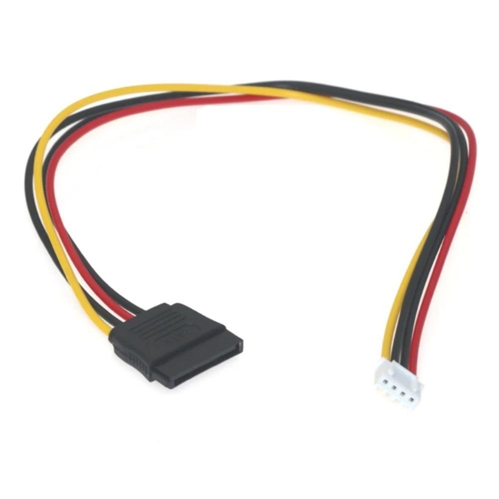 20см XH2.54 15-контактный SATA Female на 4-контактный FDD Female Кабель-преобразователь питания для Mini ITX БП Мод Самостоятельная сборка Стабильное соединение Несколько длин в наличии