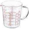 HARIO Made In Japan Heat-resistant Glass Measure Cup Wide 500ml MJCW-50-R-BK