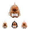 Chic Capybara Plush Backpack Versatile Unisex School Bag For Trendy Girls And Boys