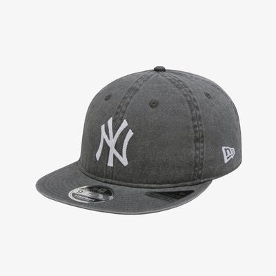 New Era Нью-Йорк Янкис Пигментная стирка Ретро Корона Ремень-липучка Черный 15131615
