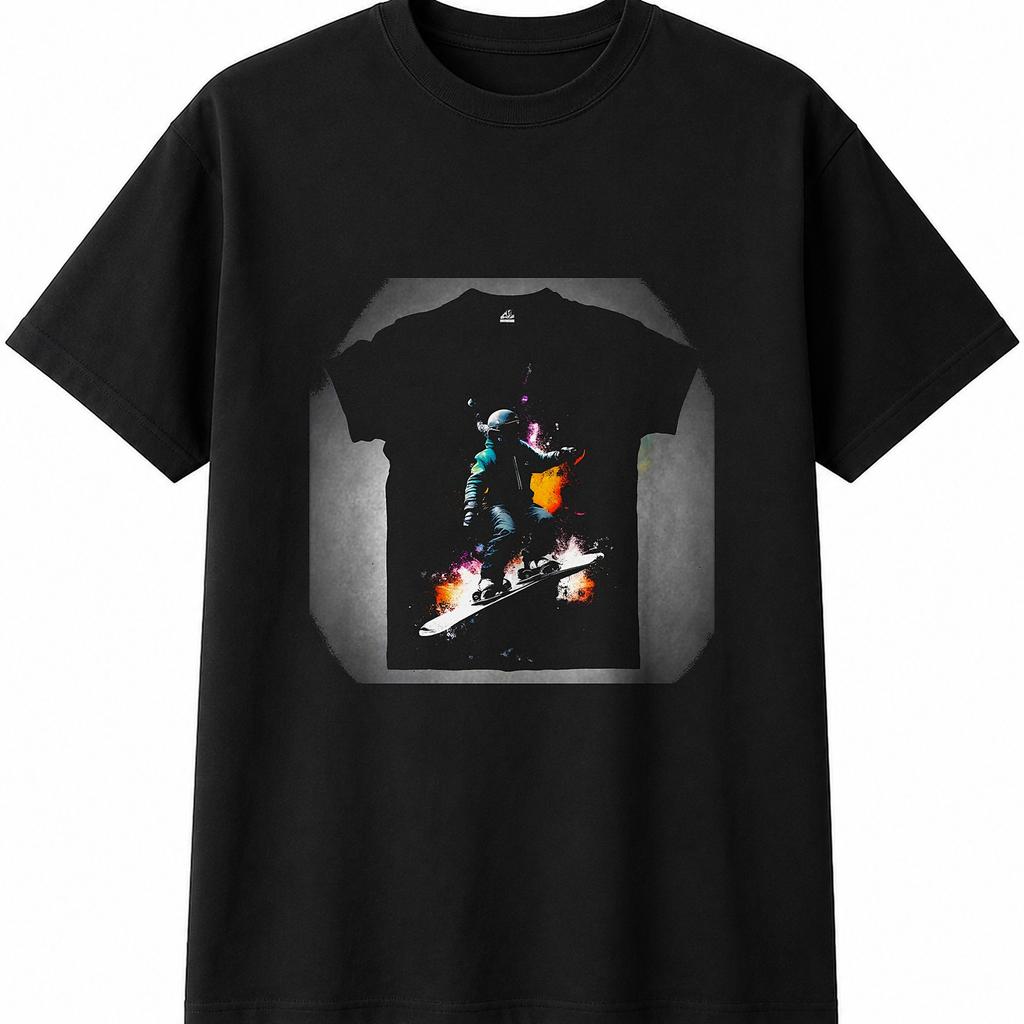 Snowboard Mens Womens T-Shirt Retro Unisex Novelty Gift Tee Funny Present
