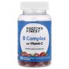 Doctors Finest Витамин C и комплекс B Клубничные жевательные конфеты, 90 шт.