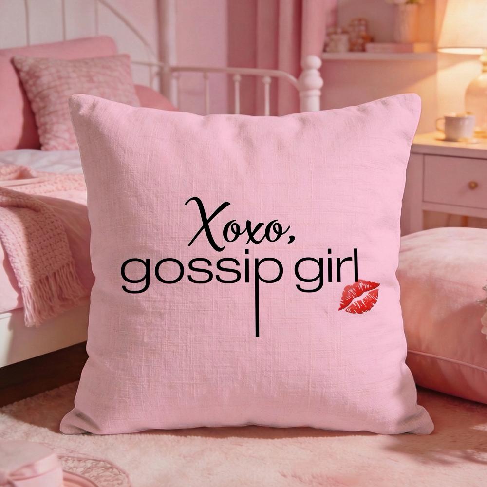 Cool Movie GGossip Girls Cushion Cover Premium Comfort Reversible Pillow Cove Two In One Design For Any Room Car Interior
