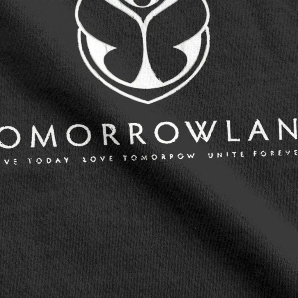 Vintage Tomorrowlands T-Shirt Unisex Women 100% Cotton T Shirts Belgian Electronic Dance Short Sleeve Tee Shirt Big Size Clothes
