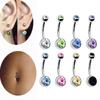 12x316L Surgical Steel Summer Bikini Fashion Body Piercing Belly Button Navel Bar Ring Jewelry