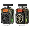 HRD-777 FM MW SW VHF WB Full-Band Radio Fingertip Gyroscope Mini Radio Multi-Function Bluetooth Speaker Emergency Survival Radio