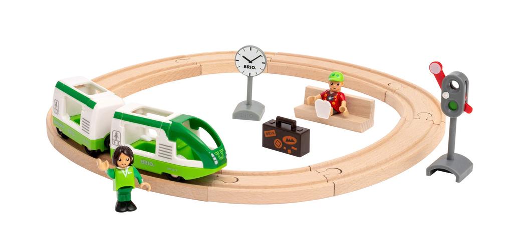 BRIO Train Starter Set 33847, for Ages 3 and Up. [Toy, Wooden Toy, Wooden Rail, Rail Set, Gift (Birthday/Christmas)]