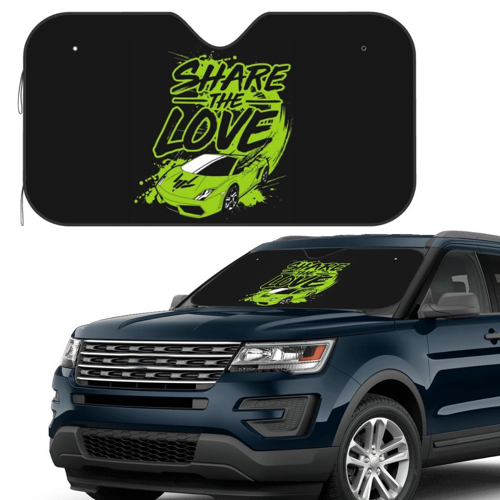 Youth Share The Love Sunshade Windscreen Car Front Windshield Window Sun Visor Accessories Covers