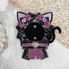 G.triGer Cat Ear Rosette, PP, Purple, for 57mm Can Badges