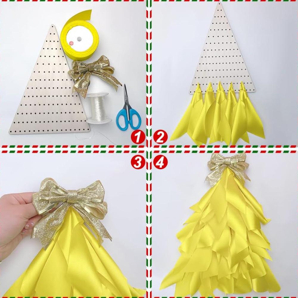 Wooden Wreath Frame Forms Set | Round,Triangle,Cross Shapes with Pre-Drilled Holes,Craft Supplies for Festive Decor,No Feathers