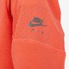 Nike Тренировочный свитшот на флисовой подкладке с молнией до половины, женские топы, оранжевый CZ9147-854