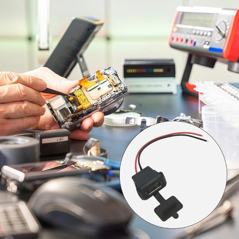 Высокопрочные USB 2.0 разъемы типа "мама" с припаиваемыми выводами, устойчивые к пыли и влаге, идеальны для стабильной работы.