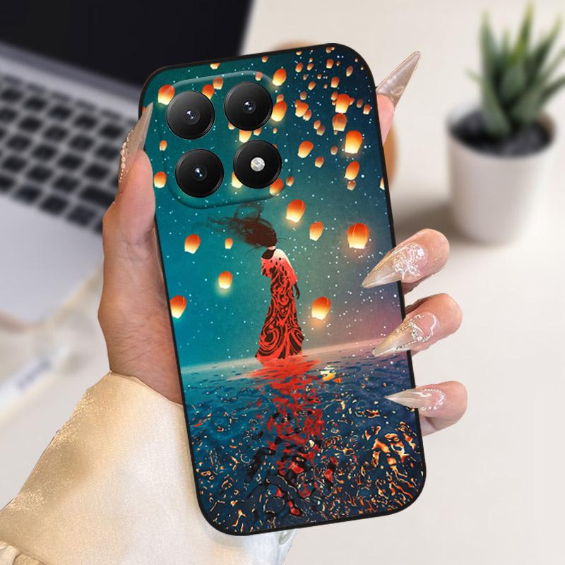 Для Xiaomi 15T Чехол Стильная Раскраска Ударопрочная Задняя Крышка Для Xiaomi 15 T Чехол для Телефона Мягкий ТПУ Силикон Защита от Падения Защитный Корпус