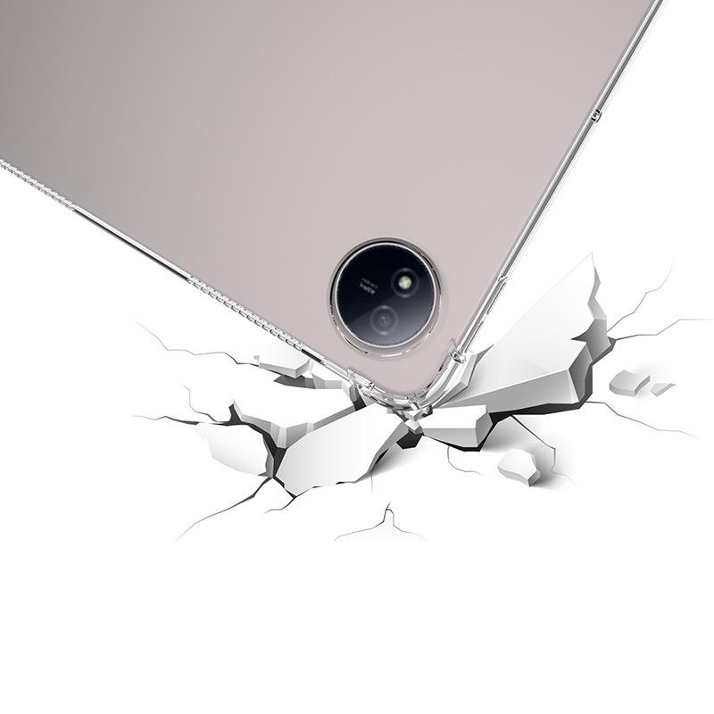 Совместимо с vivo Pad SE 123; Защитный чехол для Pad3/5; Прозрачный мягкий чехол из ТПУ с защитой от падения и воздушными подушками; Сделано Китай 2025