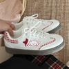 Sweet Little White Shoes Women's Autumn New Versatile Niche Design Lightweight Student Board Shoes
