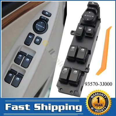 For 2007-2012 Hyundai Veracruz Driver Side Electric Master Power Lifter Window Control Switch Button Car Accessories 93570-3J000