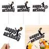 Kids Boys Novelty Soccer Football Cake Topper Basketball Happy Birthday