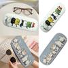 Stress Resistance Glasses Boxes Holder PU Leather Reading Eyewear Case Sunglasses Bag  Students