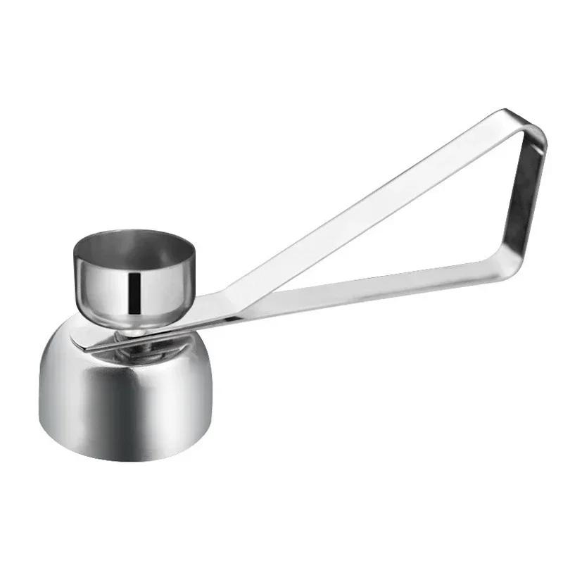 Металлические вареные яйца Креативные гаджеты Двусторонний нож для яиц из нержавеющей стали 304 Яичные ножницы Кухонные принадлежности Инструменты