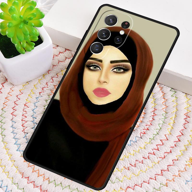 Арабская женщина в никабе Чехол для iPhone с изображением лица для Samsung Galaxy note 10 pro S26 Ultra S23 S24 FE S25 S21 S22 PLUS ударопрочный Чехол