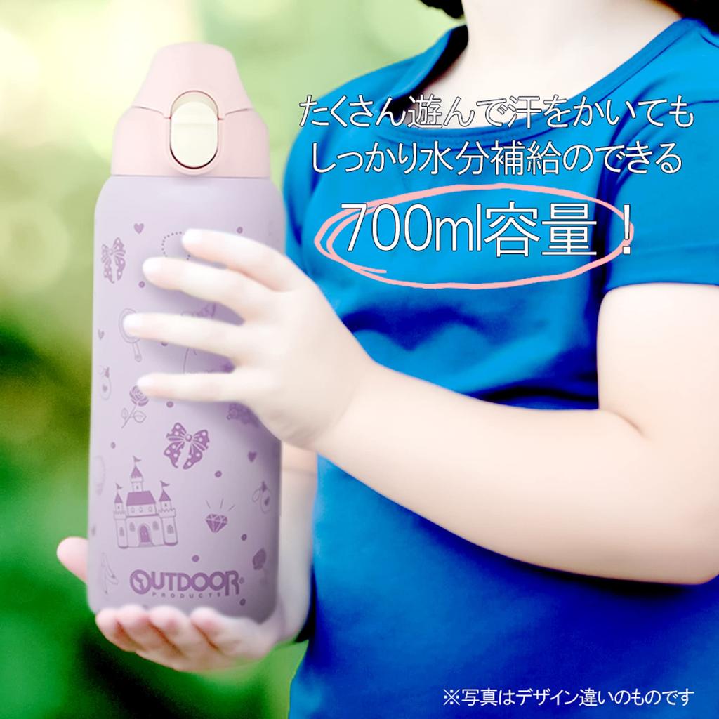 Toa Metal OUTDOOR PRODUCTS Нержавеющая сталь Бутылка One Push 700 мл Для Холодного Хранения Только Для Детей [Космос] 314-314