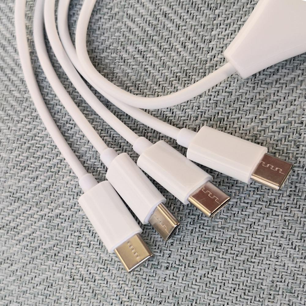Зарядный кабель USB на 4 порта Type-C Кабель Шнур питания Зарядный кабель Type-C на 4 Type-C Провод
