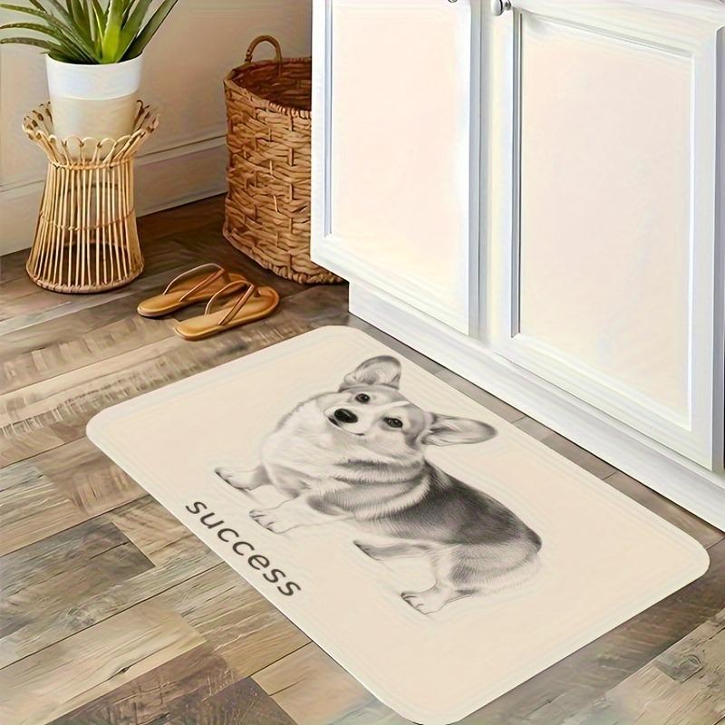 1PC Cyberpunk Skull Pattern Kitchen Rug Non-Slip Door Mat Pop Design Bathroom Rug Bath Mat Carpet for Home Sink Laundry Decor