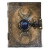 Handmade Stylish Leather Journal Tripal Moon Vintage Decle Paper journal/Office Diary/ for Him/School Diary/Father Day
