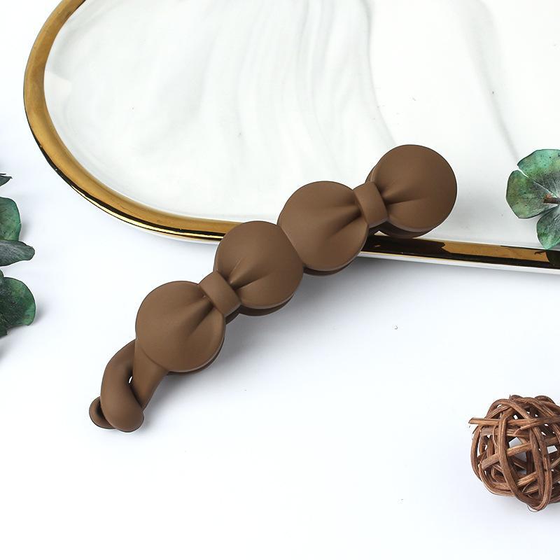 Frosted Banana Ponytail Clip Solid Color Hair Clip Women Hair Styling Clip Accessories Ponytail Barrettes Hair Claws Hairpins