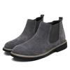 Ботинки Мартин большого размера Мужские бархатные ботинки из воловьей кожи Ботинки-дезерты Ботинки челси Мужские короткие ботинки Обувь с высоким верхом