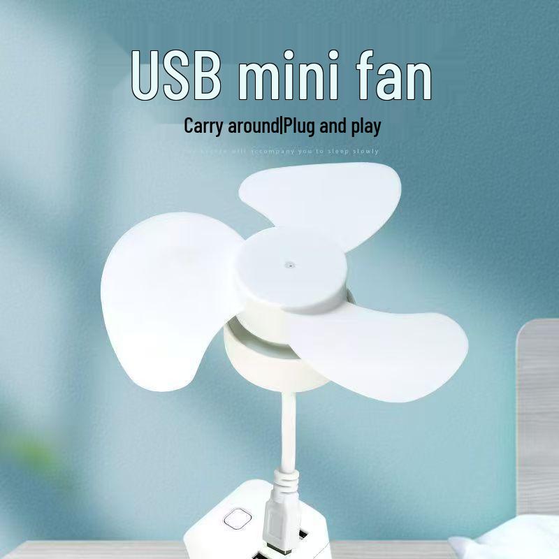 Портативный мини-вентилятор USB, бесшумный, для телефона, компьютера, Power Bank и использования на улице