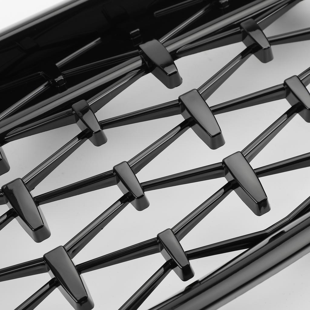 Gloss Black Diamond Front Kidney Grille Grills for BMW F30 328i 335i 2012-2016