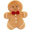 Cartoon Cute Christmas Gingerbread Man Plush Toys Stuffed Baby Appease Doll Biscuits Man Xmas Pillow Home Decor Children Gift