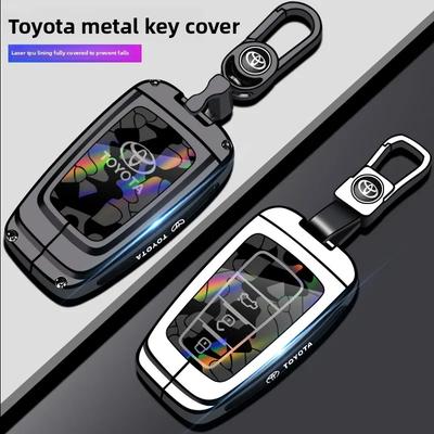 Чехол-оболочка для брелока автомобиля Corolla Prius Camry CHR C-HR RAV4 Altis Land Cruiser Prado Защитный для бесключевого доступа