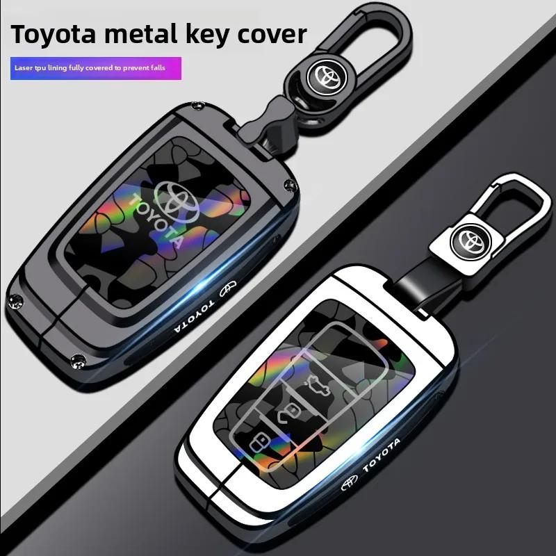 Чехол-оболочка для брелока автомобиля Toyota Corolla Prius Camry CHR C-HR RAV4 Altis Land Cruiser Prado Защитный для бесключевого доступа